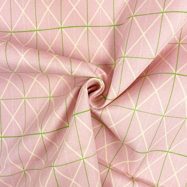 Canvas - Raster rosa - Bunny Hop - Rico Design